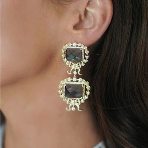 London Blue Wreath Drop Earrings - NWT